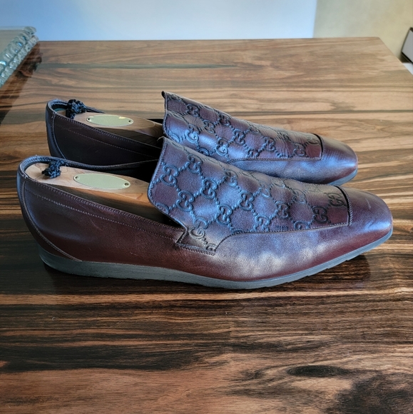 Gucci Brown Leather GG Loafer main image 9